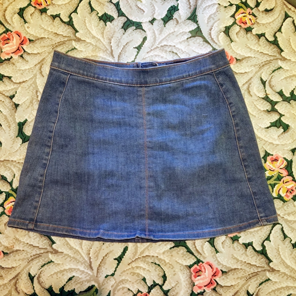 Vintage Express Jeans Mini Skirt